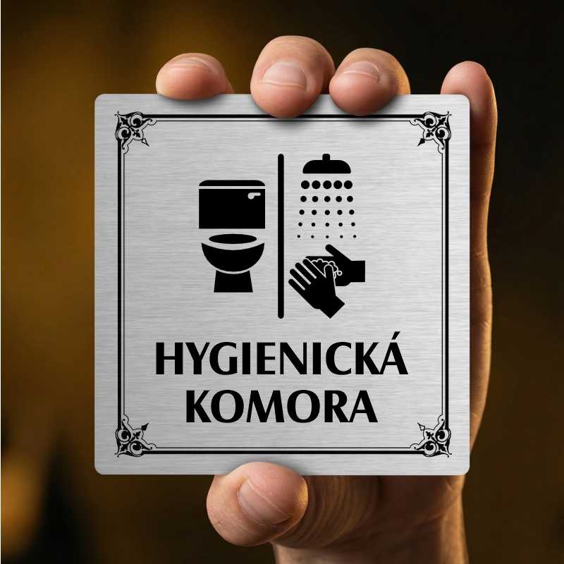 Hygienická komora, 148x148mm, stříbrná, Nebraska